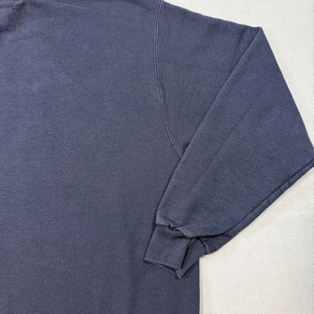 Champion Navy Blue Crewneck Sweatshirt US Secret Service Embroidered Logo L